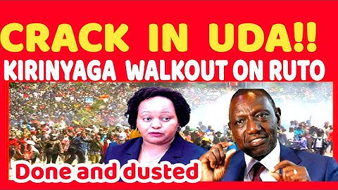 RUTO done and dusted after Mt . Kenya leaders regrouping to officially overthrow him before 2027!!