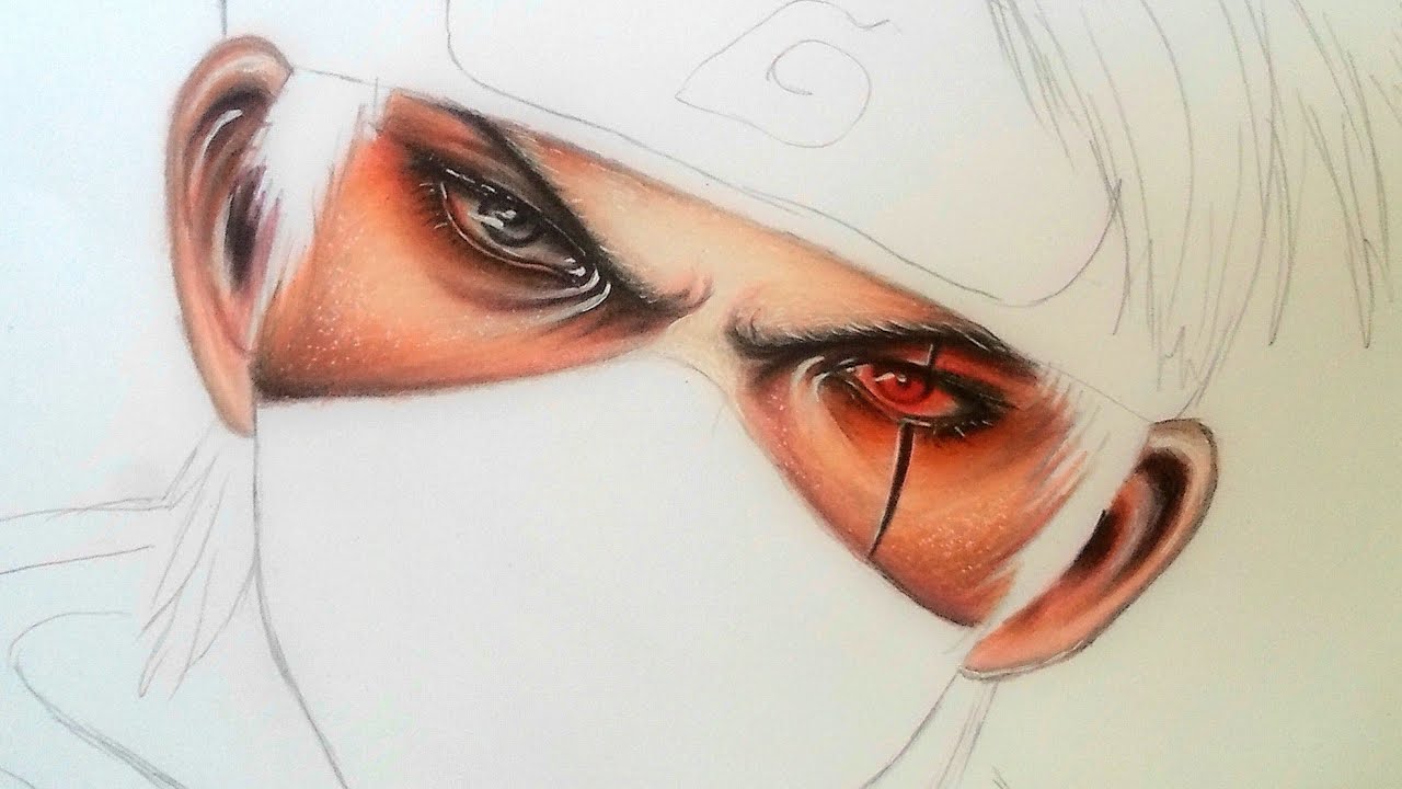 Drawing Kakashi Hatake Step By Step P1 Youtube