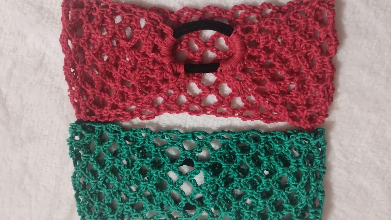 Diadema red a crochet