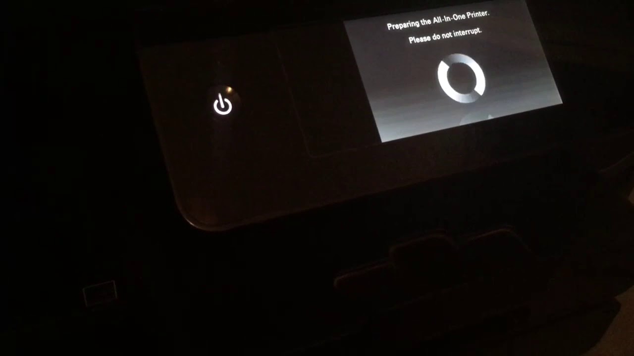 Changing ink and adding paper to printer - YouTube