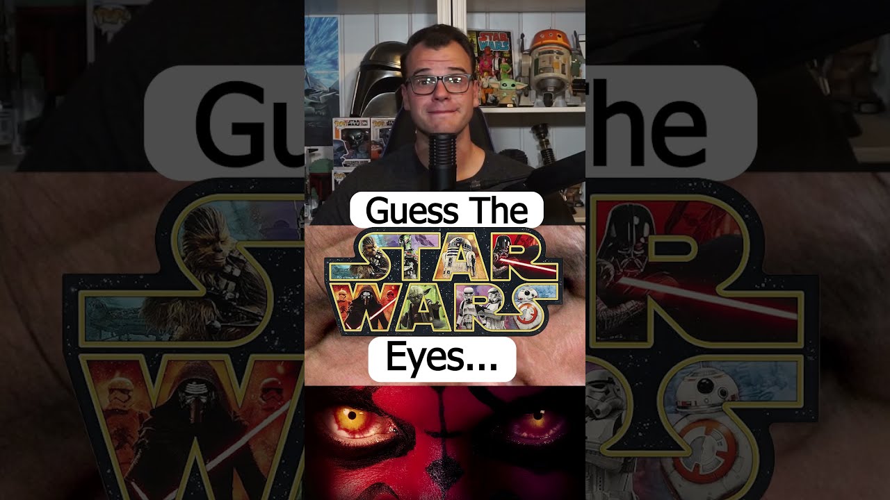 Guess The STAR WARS Character From Their EYES! Hardest One YET?