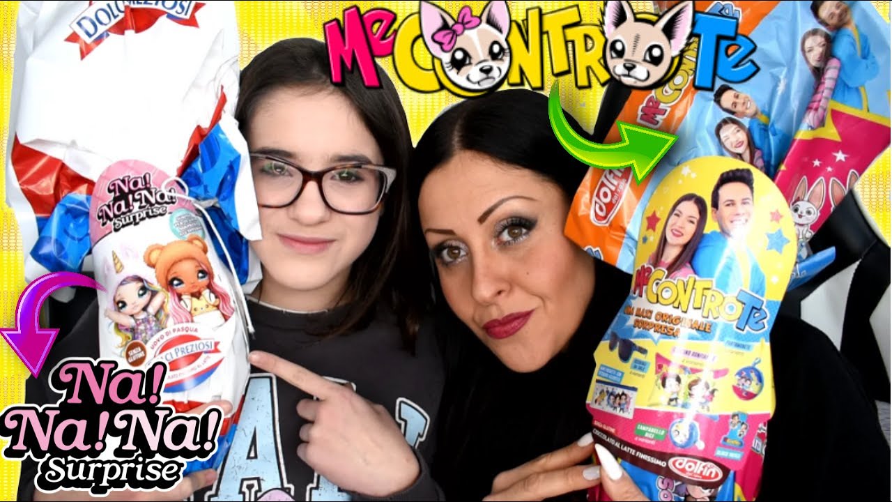 Apriamo l'uovo dei @mecontrote e quello delle Na!Na!Na! SURPRISE! Chi VINCERÀ? ||BARBARA DOMINICI💖