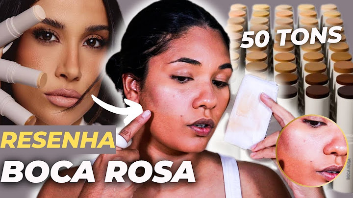 TESTANDO A NOVA BASE DA BOCA ROSA STICK PELE *COR BR35*  RESENHA SINCERONA -VALE A PENA PELE MISTA?