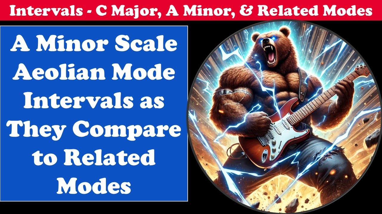 A Minor Scale Aeolian Mode Intervals as They Compare to Related Modes 1 ...