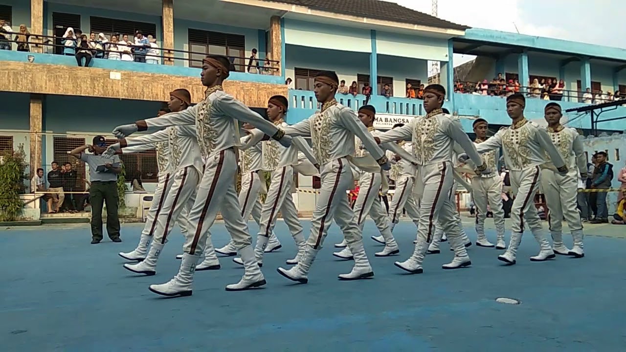 Paskibra SMKN 2 Kota Serang in lkbb ksatria Gema Bangsa Kabupaten Tangerang