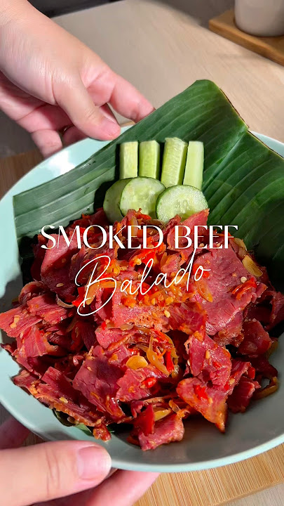 Smoked Beef Balado 🔥
