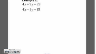 Chapter 6-3 Solving by Elimination