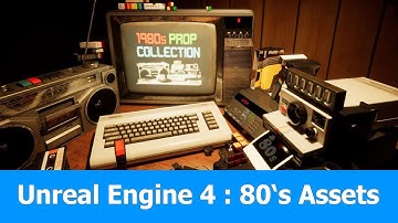 Unreal Engine 4  : 1980s Props Assets