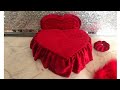 Luxury Romantic Heart  Bed Miniature with Storage.