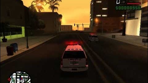 GTA SA: SAPD First Response Mod v3.0 Gameplay 4 (Tahoe SUV)