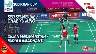 Seo / Chae (KOR) vs Ferdinansyah / Ramadhanti (IND) | Sudirman Cup 2025 | SF XD Highlights