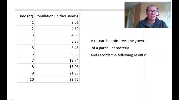 Re-expressing Data to make linear!