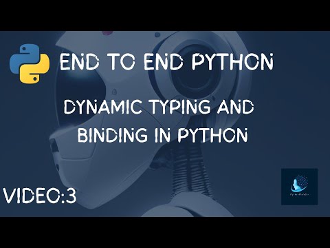 V:4 Dynamic typing and dynamic binding in python