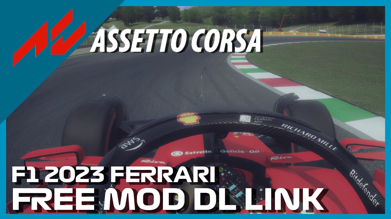 FREE F1 2023 Assettocorsa MOD Formula 1 Ferrari SF-23 by Simdream｜#Assettocorsa