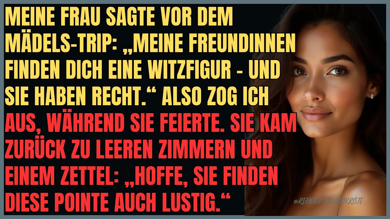 Meine Frau Machte Sich Vor Ihrem Mädelsausflug Über Mich Lustig – Als Sie Zurückkam, Ging Der...
