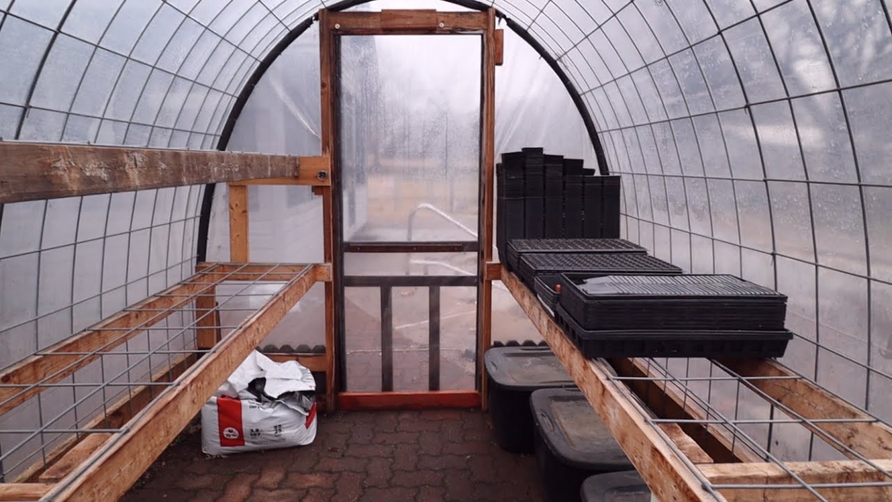 Getting Ready for SPRING GARDENING | Cattle Panel Greenhouse | Heirloom Permaculture