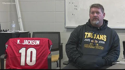 Peach County Head Football Coach Chad Campbell ret...