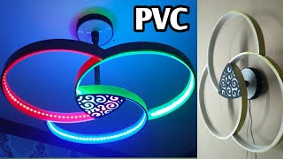 Lampu hias PVC tiga cincin