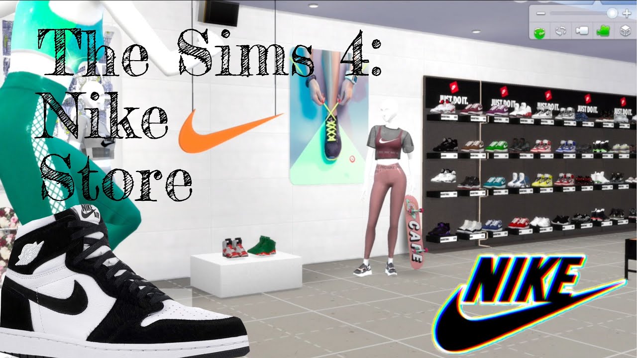 The Sims 4 - Nike 🏃🏻‍♀️ Store ⎮ Sims 4 Nike Mağazası Açtım 🏀 - YouTube