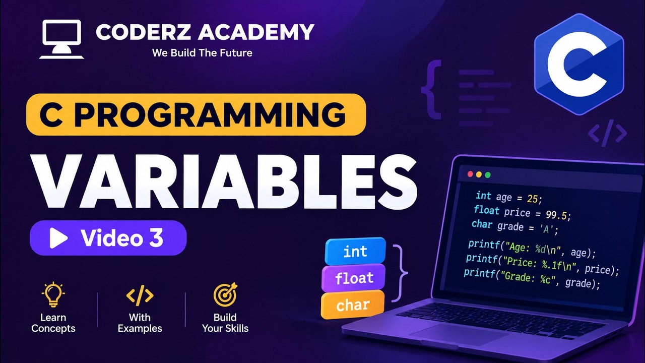 Variables in C Programming - Part 3 | C Tutorial for Beginners| Part 3 ...