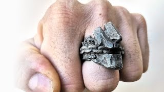 incredible handmade ring! silver casting
