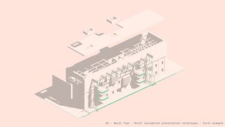 01 - Revit Tips - Revit conceptual presentation techniques - first example
