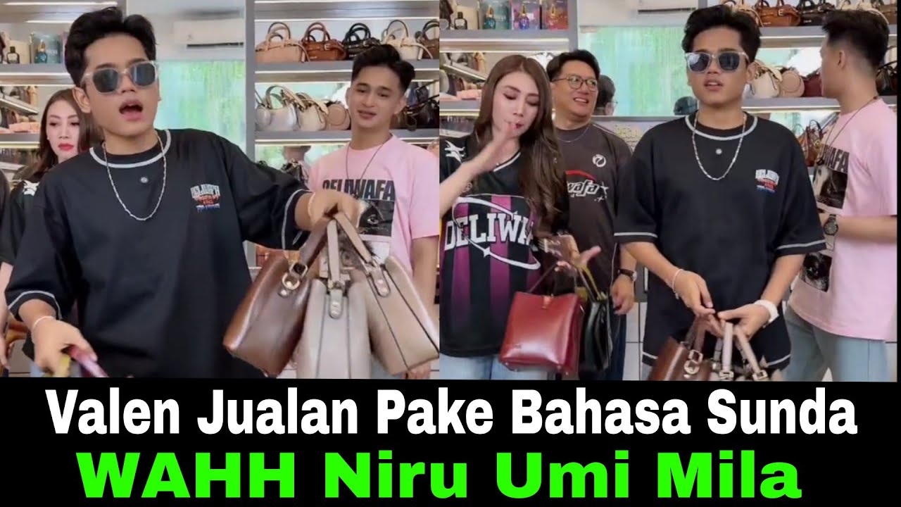 VALEN JUALAN PAKE BAHASA MADURA DAN SUNDA KAYA MILA, KAK GEGE MAMI HESTI ANAS GK BRENTI KETAWA