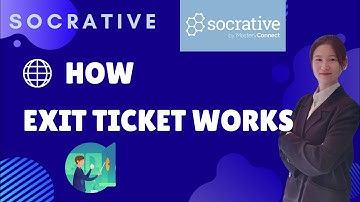 How exit ticket works in Socrative?