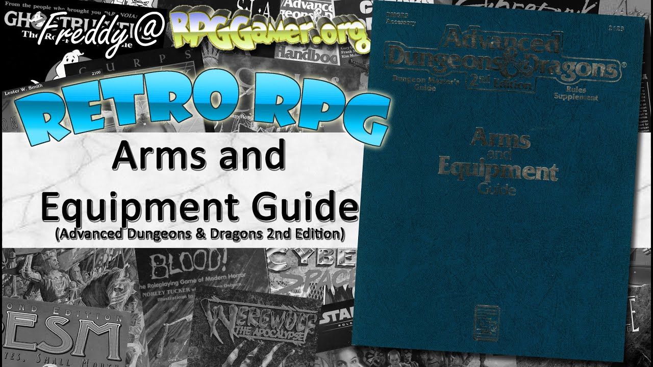 Arms and Equipment Guide (AD&D 2nd Edition, TSR, 1991) Retro RPG