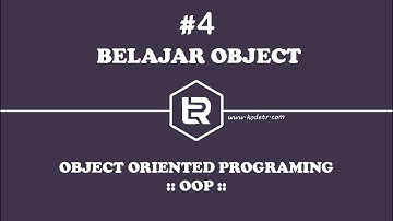 Belajar OBJECT Pada Pemrograman Java Berorientasi Objek (PBO/OOP) / Part #4