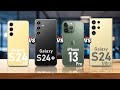 SAMSUNG GALAXY S24 FE VS SAMSUNG GALAXY S24+ VS IPHONE 13 PRO VS SAMSUNG GALAXY S24 ULTRA