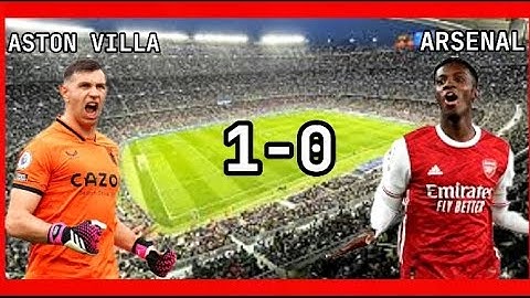 Resumen de aston villa vs arsenal en ultra hd//aston villa 1 arsenal 0