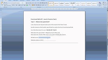 Functional Skills Level 1 Task 1   Searching the Internet