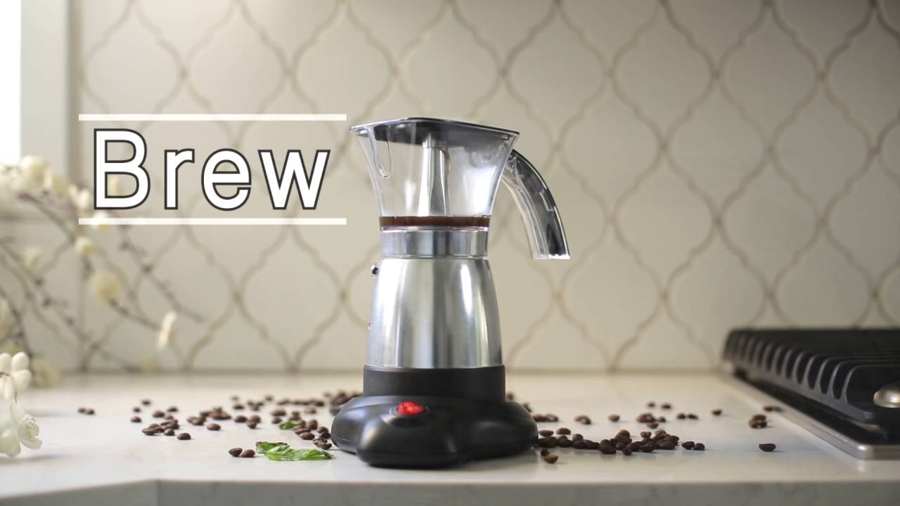 Brentwood Moka Expresso Maker - YouTube