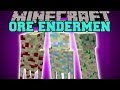 Minecraft: ORE ENDERMEN (ENDERMEN MADE OF DIAMONDS, EMERALDS, GOLD, &amp; MORE!) Mod Showcase