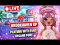 ROBLOX LIVE 🔴 Brookhaven RP | Playing With Subscribers &amp; Fun Gameplay!