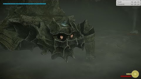 Shadow of the Colossus Boss #9 Basaran 4k - Turtle Colossus - Hard Time Trial