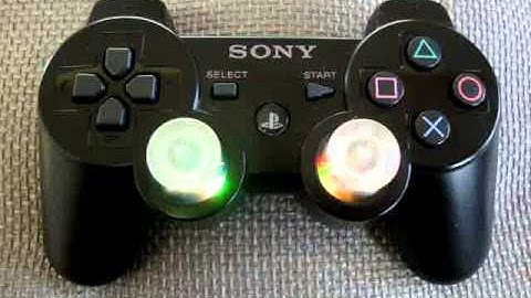 PS3 CONTROLLER RAINBOW CHAMELEON THUMBSTICKS