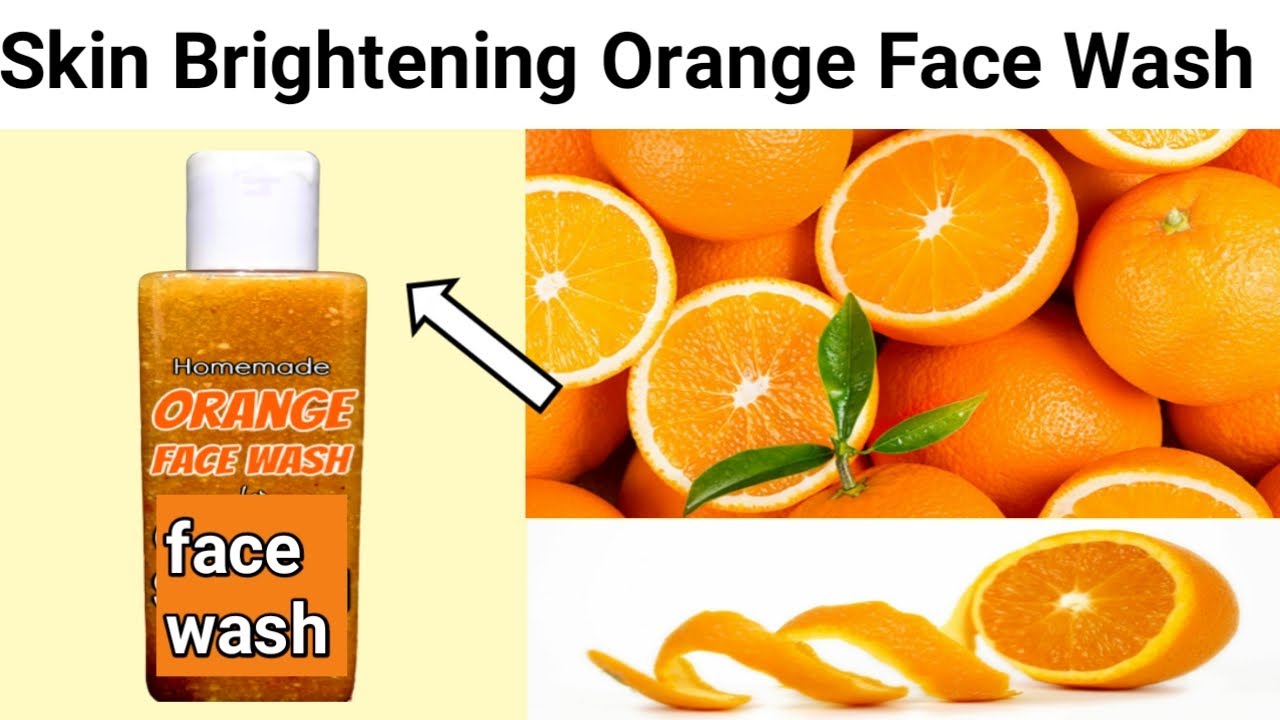 Skin Whitening Orange Peel Face Wash Recipe Homemade Orange Peel Face