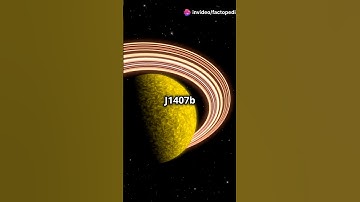 If the Super-Saturn (J1407b) replaced Saturn #space #saturn #j1407b #cosmoknowledge
