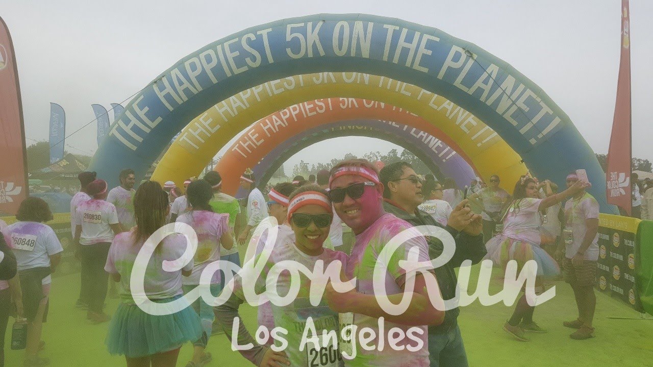 Color Run Los Angeles YouTube