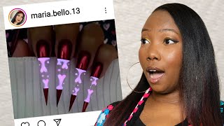 Recreating GLOW in the Dark LAVA LAMP Nails