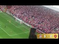 من المدرجات اهداف ليفربول وارسنال 4-0 وتشجيع خرافي لهدف صلاح الرائع HD