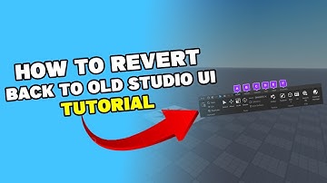 How To Revert the New ROBLOX Studio UI Back To The OLD 😊