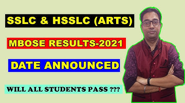 MBOSE Class-10 & 12 (Arts) Results || Date Announced || SSLC & HSSLC (Arts) || MBOSE Results-2021