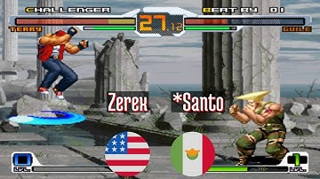 @svcsplus: Zerex (US) vs *Santo (MX) [SNK vs Capcom Chaos Super Plus svc Fightcade] Apr 26