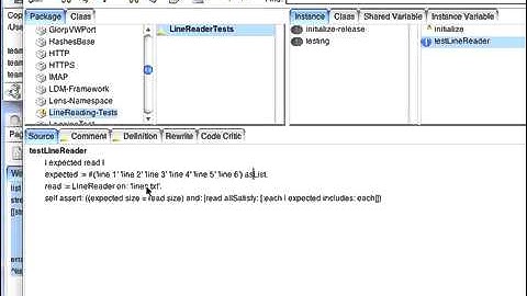 Tutorial: VisualWorks Core Libraries - Using SUnitToo