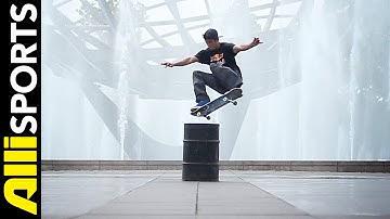 How To Frontside 360, Luis Tolentino, Alli Sports Skateboard Trick Tips