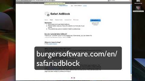 How to remove Ads from Safari, or Firefox.