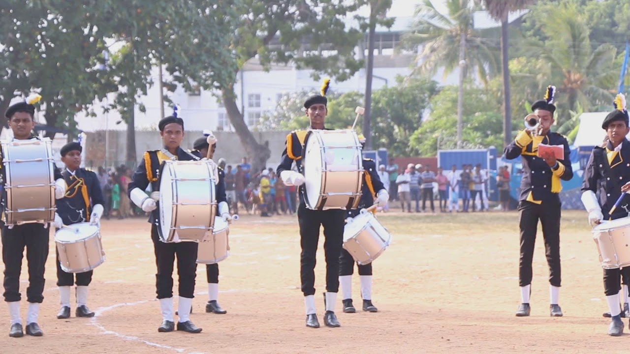 St.joshephs college sportsmeet band display 2018 guleba song